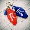 F*ck Trump Motel Keychain Bag Charm, Bold Political Statement – Keychains – Handmade by ShesSoCrafty Goods