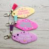 Chaotic Retro Motel Keychain | Rhinestone Accents, Y2K Bag Charm – Keychains – Handmade by ShesSoCrafty Goods