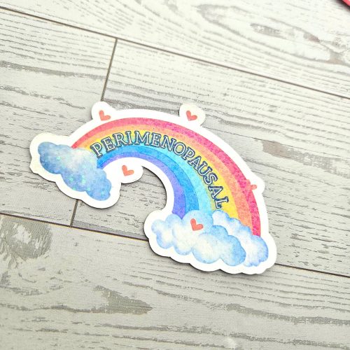 il_fullxfull.7909490856_gcos Perimenopause Holographic Sticker, Hot Flash Humor Midlife Decal – Uncategorized – Handmade by ShesSoCrafty Goods
