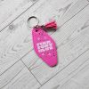 il_fullxfull.7915702117_eflg Pink Pony Club Motel Keychain — White Pink Rhinestone Tassel Bag Charm – Keychains – Handmade by ShesSoCrafty Goods