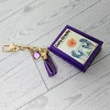 il_fullxfull.7929668395_jjdt Book Bag Charm — Custom Mini Bookish Keychain, Personalized Engraved Cover Charm – Bookish – Handmade by ShesSoCrafty Goods