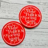 Make Politics Boring Again Round Political Sticker Two Sizes – Uncategorized – Handmade by ShesSoCrafty Goods