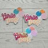 Girlie Pop Lollipop Sticker Holographic Glitter Matte Coquette Decal – Uncategorized – Handmade by ShesSoCrafty Goods