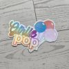 Girlie Pop Lollipop Sticker Holographic Glitter Matte Coquette Decal – Uncategorized – Handmade by ShesSoCrafty Goods
