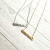 il_fullxfull.7957015583_6vde Anti-Fascist Bar Necklace, Stainless Steel Resistance Jewelry, Leftist Political Pendant, Punk Engraved Charm – Jewelry – Handmade by ShesSoCrafty Goods
