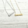 il_fullxfull.7957020195_t9yp Anti-Fascist Bar Necklace, Stainless Steel Resistance Jewelry, Leftist Political Pendant, Punk Engraved Charm – Jewelry – Handmade by ShesSoCrafty Goods