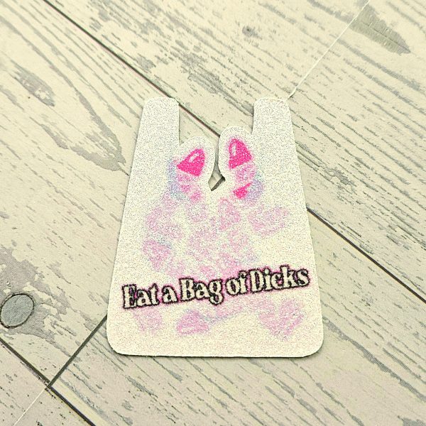 Eat a Bag of D*cks Sticker: Sassy Adult Humor Laptop Decal – Say It Louder – Handmade by ShesSoCrafty Goods