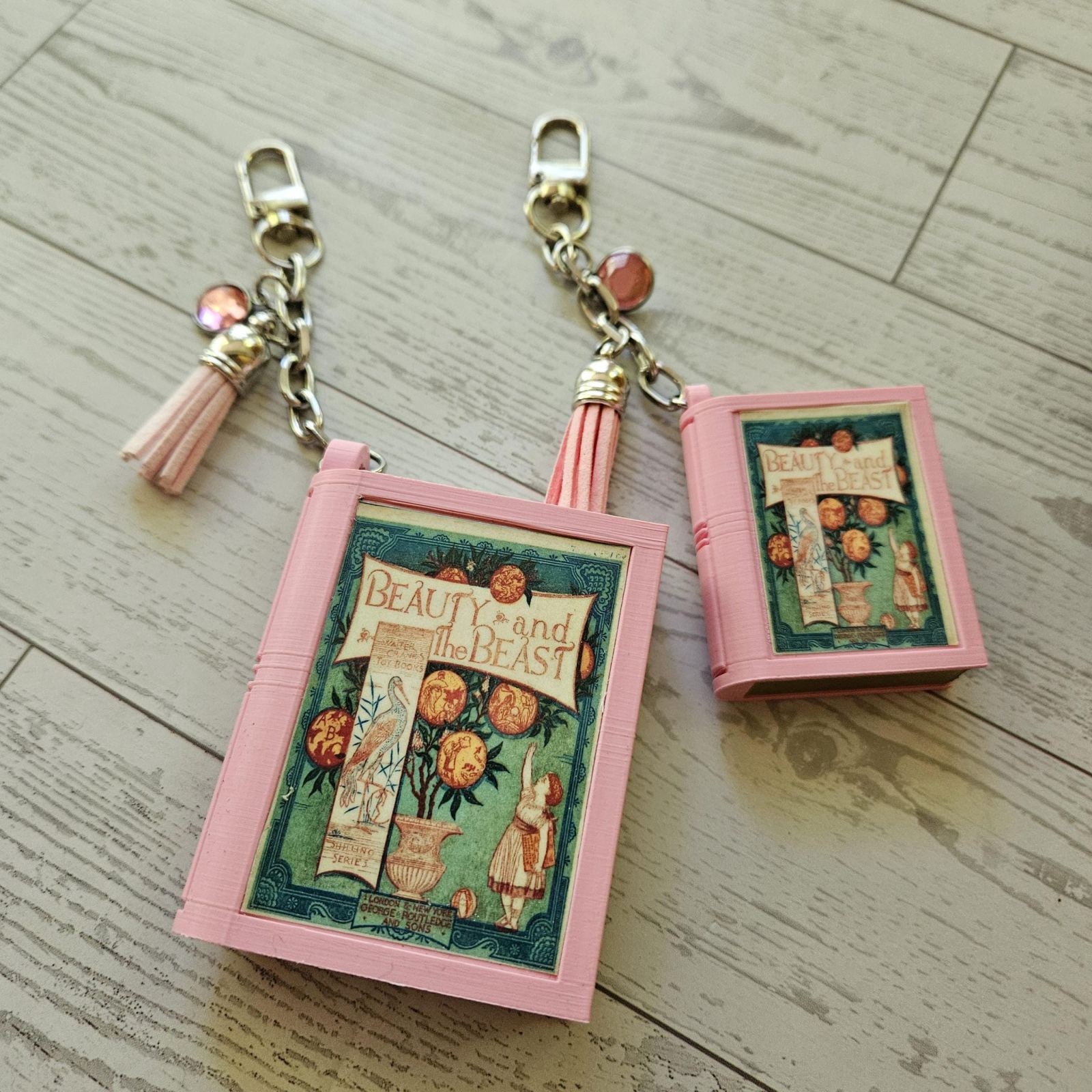 Book Bag Charm Keychain — Large Custom Literary BookTok Charm Book Bag Charm Keychain — Large Custom Literary BookTok Charm – Bookish – Handmade by ShesSoCrafty Goods