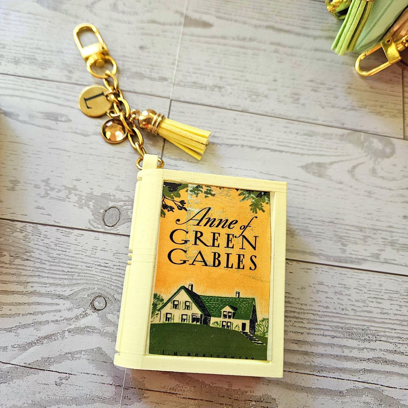 Book Bag Charm Keychain — Large Custom Literary BookTok Charm Book Bag Charm Keychain — Large Custom Literary BookTok Charm – Bookish – Handmade by ShesSoCrafty Goods