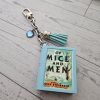 Book Bag Charm — Summer Limited Edition Mini, Custom Cover Bookish Keychain – Bookish – Handmade by ShesSoCrafty Goods