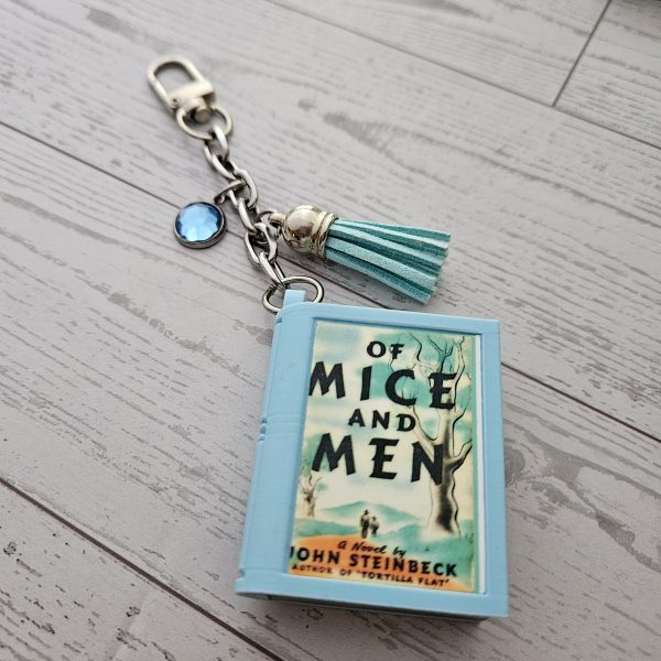 Book Bag Charm — Summer Limited Edition Mini, Custom Cover Bookish Keychain – Bookish – Handmade by ShesSoCrafty Goods