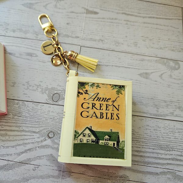 Book Bag Charm — Summer Limited Edition Mini, Custom Cover Bookish Keychain – Bookish – Handmade by ShesSoCrafty Goods