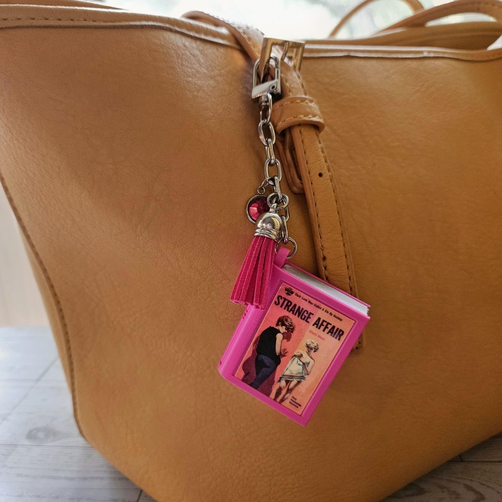 Book Bag Charm — Summer Limited Edition Mini, Custom Cover Bookish Keychain – Bookish – Handmade by ShesSoCrafty Goods
