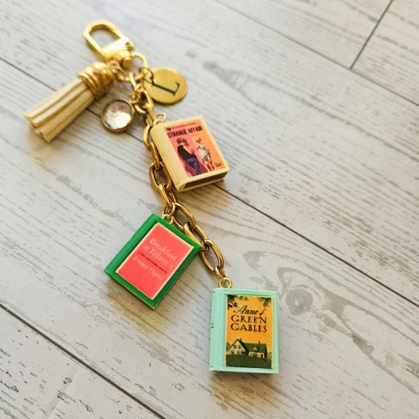 il_fullxfull.8227466717_dr6p Book Bag Charm Set of 3, Custom Cover BookTok Keychain, Engraved Bookish Charm – Bookish – Handmade by ShesSoCrafty Goods
