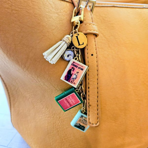 il_fullxfull.8227466749_gubl Book Bag Charm Set of 3, Custom Cover BookTok Keychain, Engraved Bookish Charm – Bookish – Handmade by ShesSoCrafty Goods