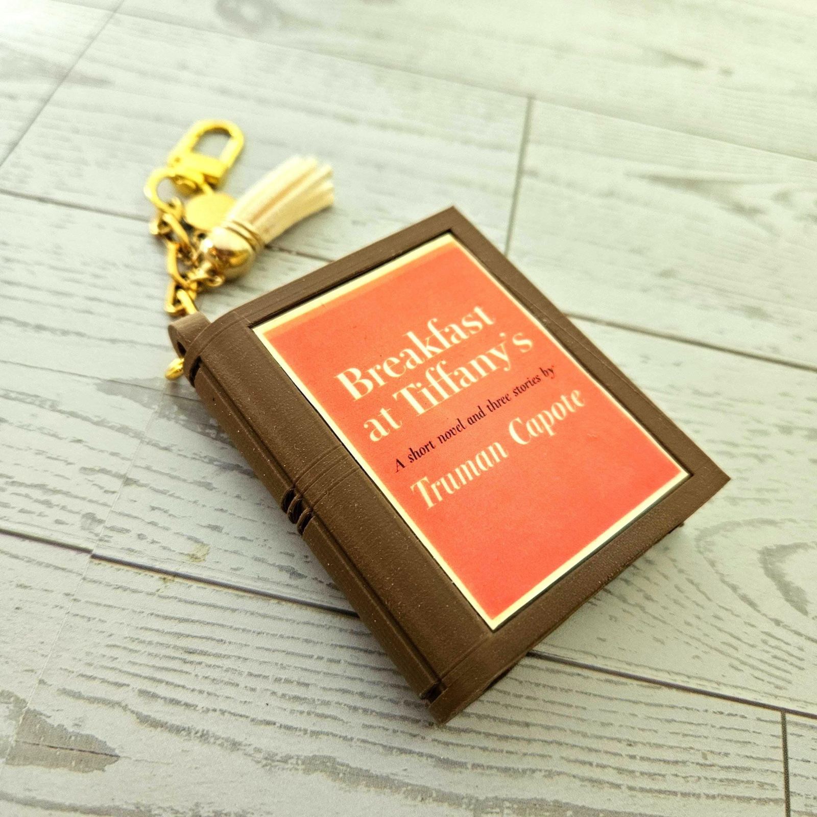 Book Bag Charm Keychain — Large Custom Literary BookTok Charm Book Bag Charm Keychain — Large Custom Literary BookTok Charm – Bookish – Handmade by ShesSoCrafty Goods