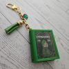 Book Bag Charm — Summer Limited Edition Mini, Custom Cover Bookish Keychain – Bookish – Handmade by ShesSoCrafty Goods