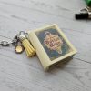 Book Bag Charm — Summer Limited Edition Mini, Custom Cover Bookish Keychain – Bookish – Handmade by ShesSoCrafty Goods