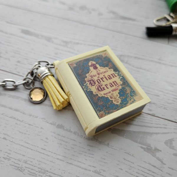 Book Bag Charm — Summer Limited Edition Mini, Custom Cover Bookish Keychain – Bookish – Handmade by ShesSoCrafty Goods