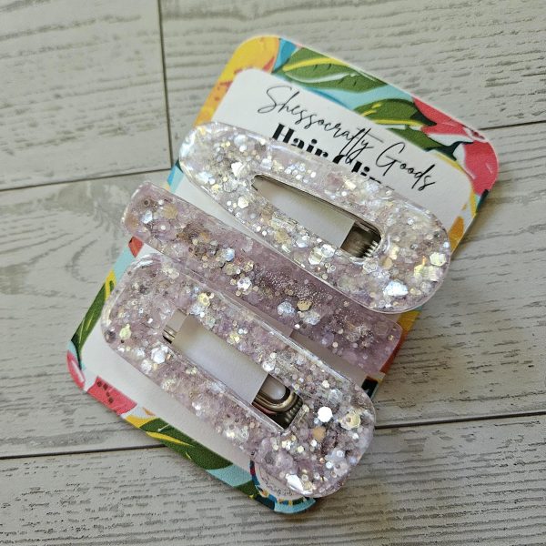 il_fullxfull.8252657166_l1xz Disco Confetti Resin Hair Clips Set, Chunky Glitter Alligator Clips – Uncategorized – Handmade by ShesSoCrafty Goods
