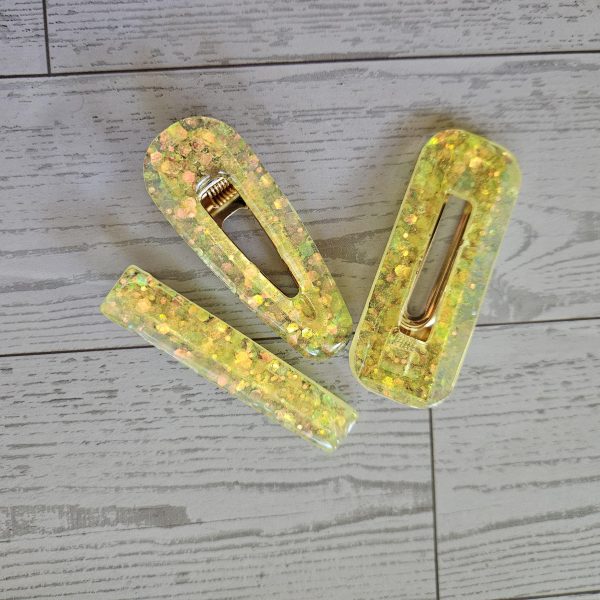 il_fullxfull.8300564675_g27t Disco Confetti Resin Hair Clips Set, Chunky Glitter Alligator Clips – Uncategorized – Handmade by ShesSoCrafty Goods