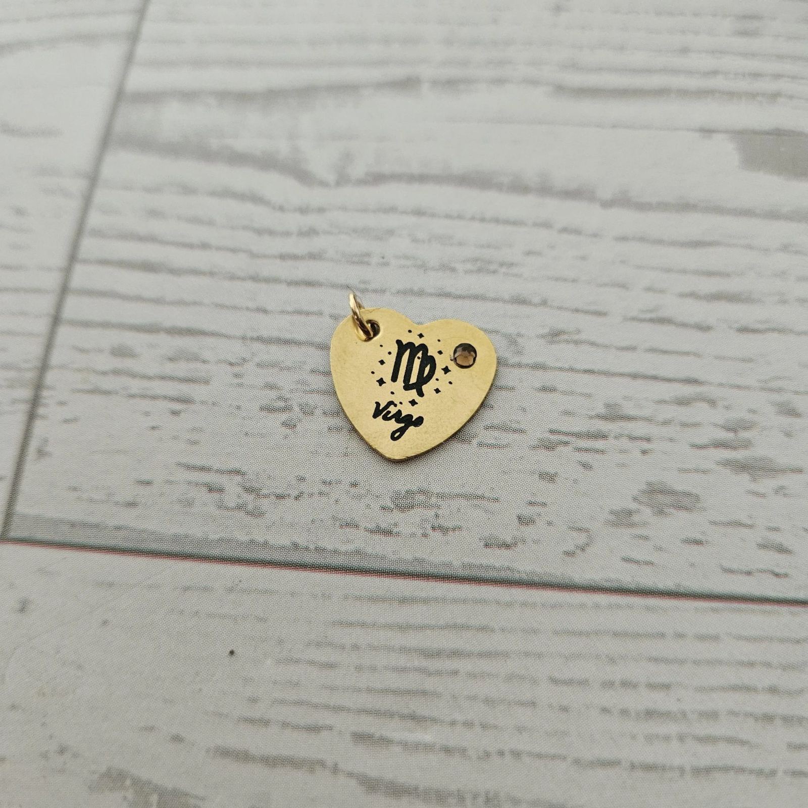 Zodiac Heart Necklace, Initial & Birthstone Charm, Personalized Astrology Pendant Zodiac Heart Necklace, Initial & Birthstone Charm, Personalized Astrology Pendant – Jewelry – Handmade by ShesSoCrafty Goods