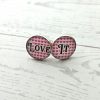 Fuck This Love It Stud Earrings, Conversation Heart Swear Word Set – Earrings – Handmade by ShesSoCrafty Goods