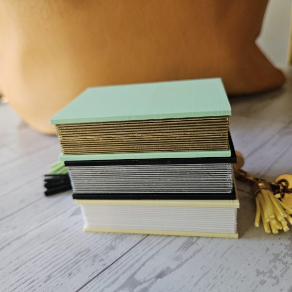 Book Bag Charm — Summer Limited Edition Mini, Custom Cover Bookish Keychain – Bookish – Handmade by ShesSoCrafty Goods