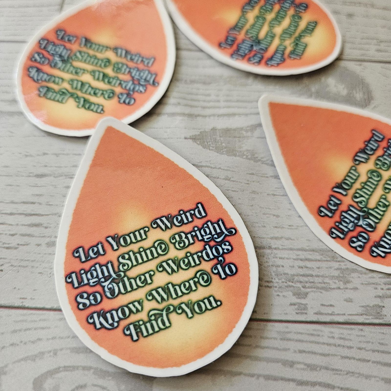 Weirdo Quote Flame Sticker Waterproof Vinyl Decal Weirdo Quote Flame Sticker Waterproof Vinyl Decal – Stickers – Handmade by ShesSoCrafty Goods