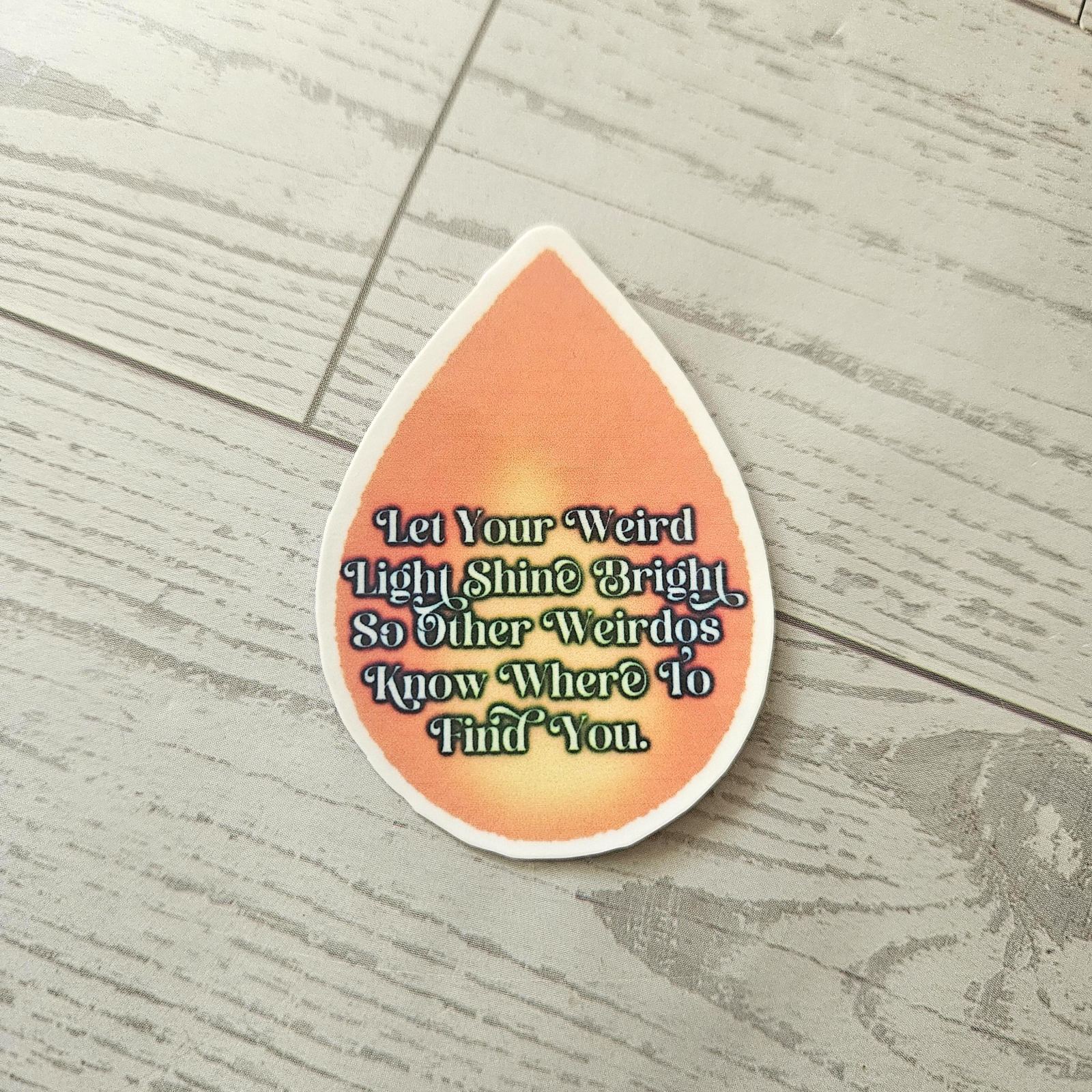 Weirdo Quote Flame Sticker Waterproof Vinyl Decal Weirdo Quote Flame Sticker Waterproof Vinyl Decal – Stickers – Handmade by ShesSoCrafty Goods